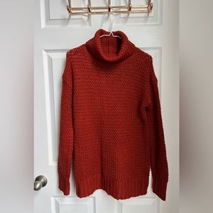 Turtle Neck Knit Sweater